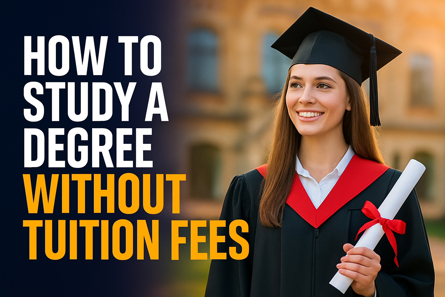 Studying without upfront tuition fees