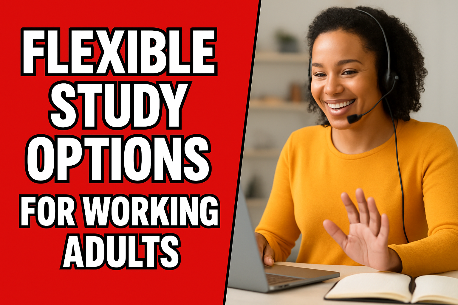 Flexible study options for working adults