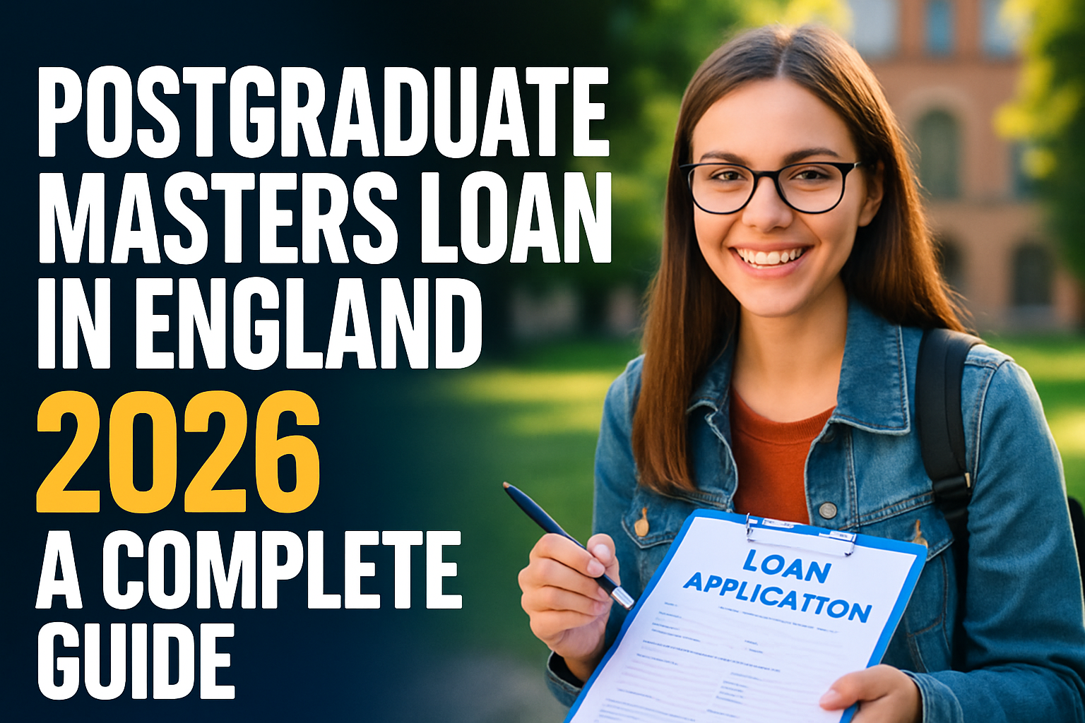Postgraduate loan application process