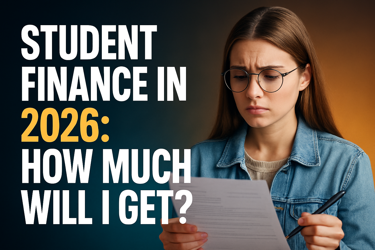 Student finance application process