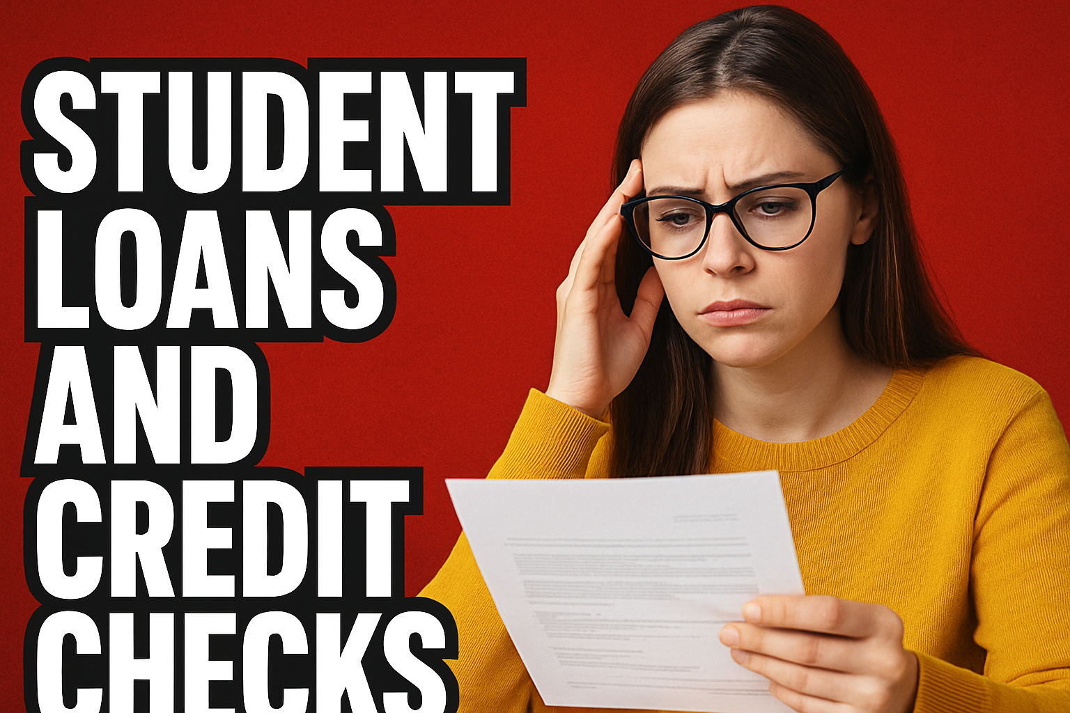 Student loans and credit checks