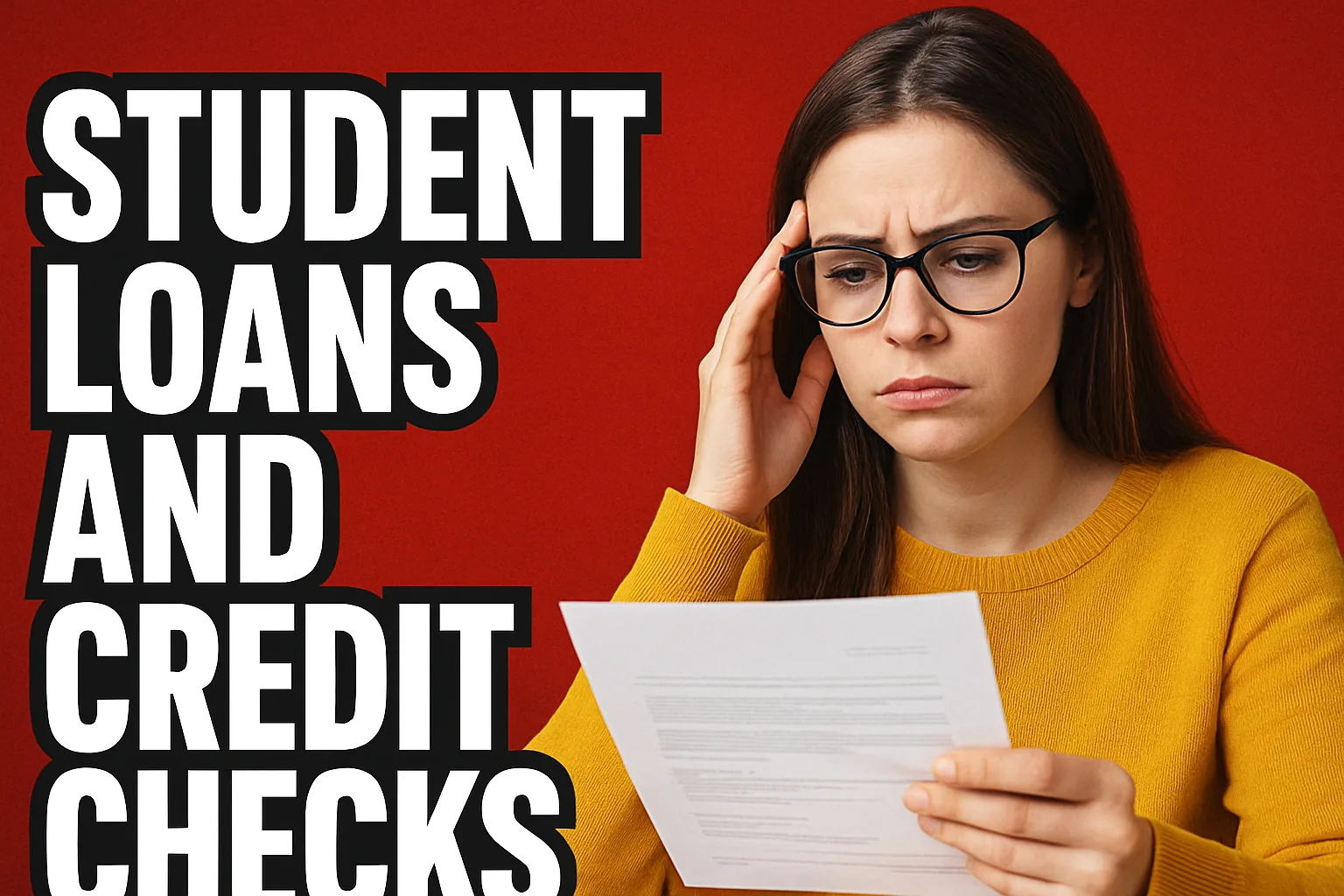 Student loans and credit checks