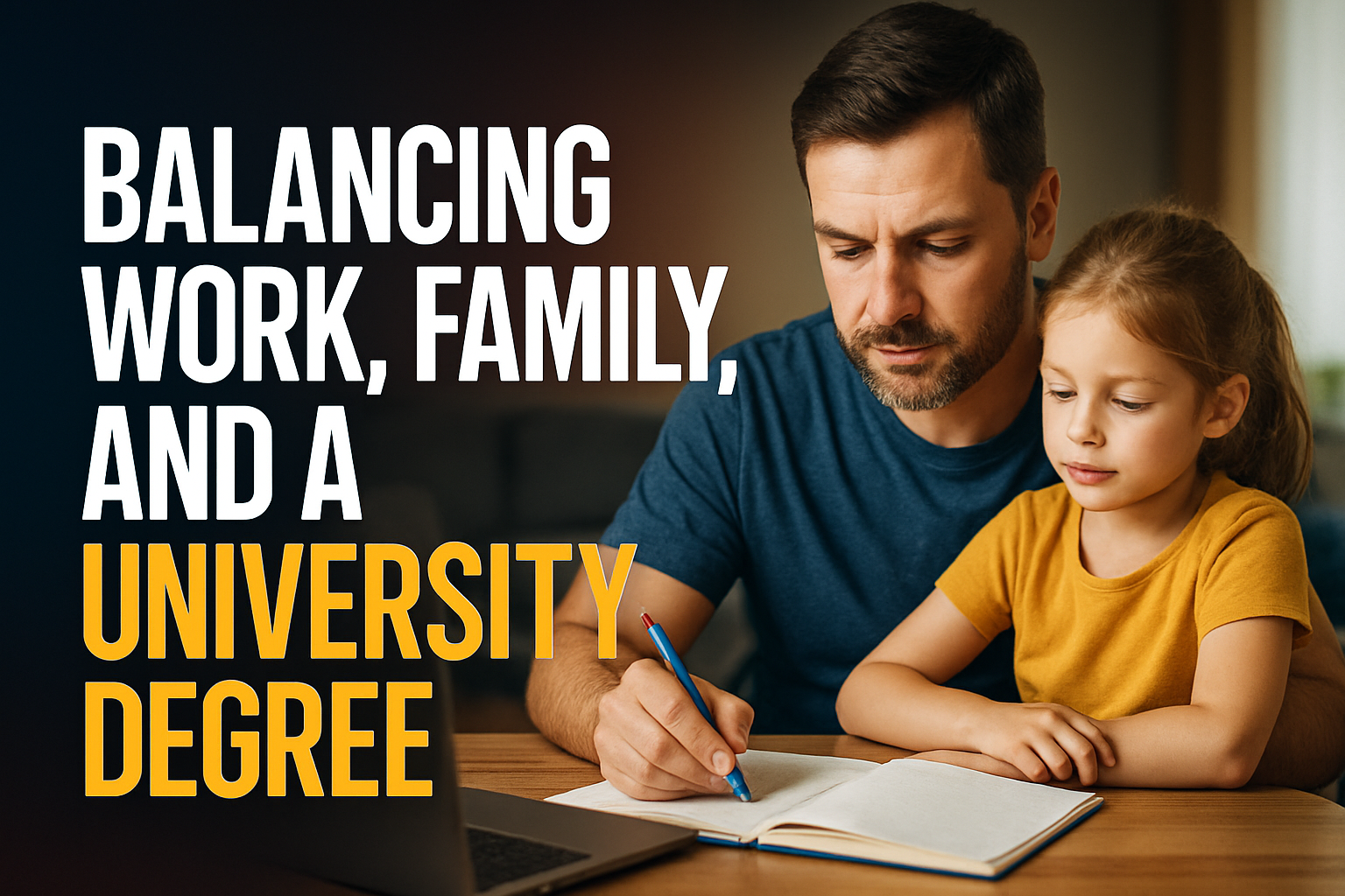 Balancing work, family, and education
