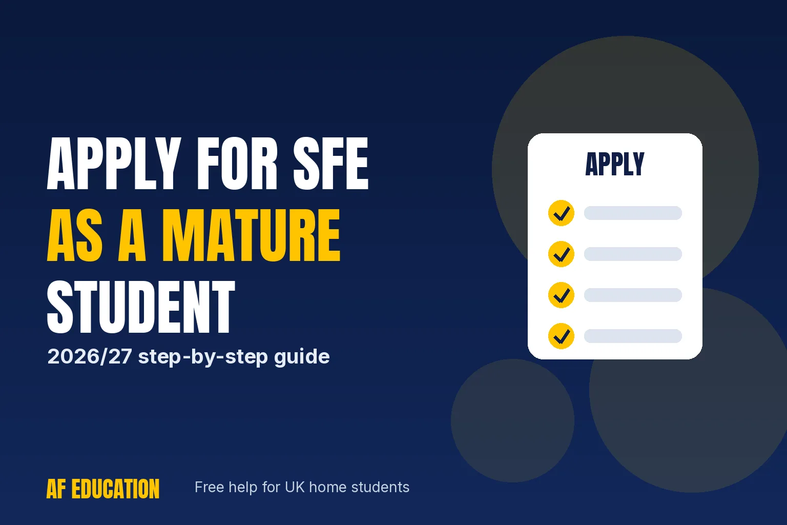 How to apply for Student Finance England as a mature student in 2026/27 – step-by-step guide