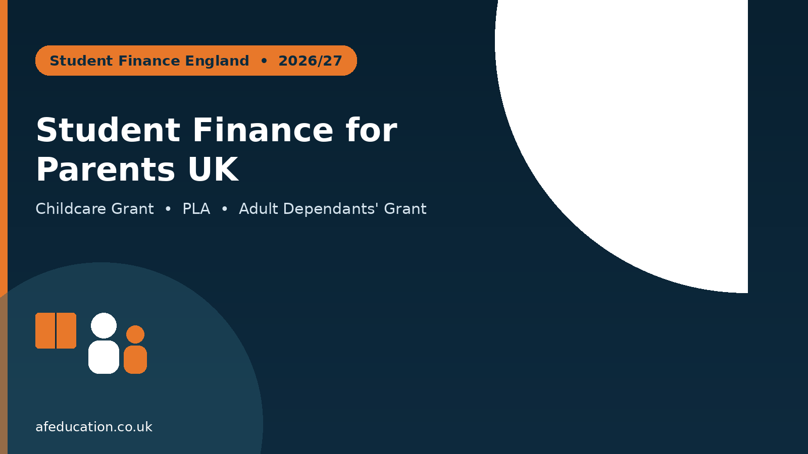 Student finance for parents UK — Childcare Grant, Parents' Learning Allowance and Adult Dependants' Grant 2026/27