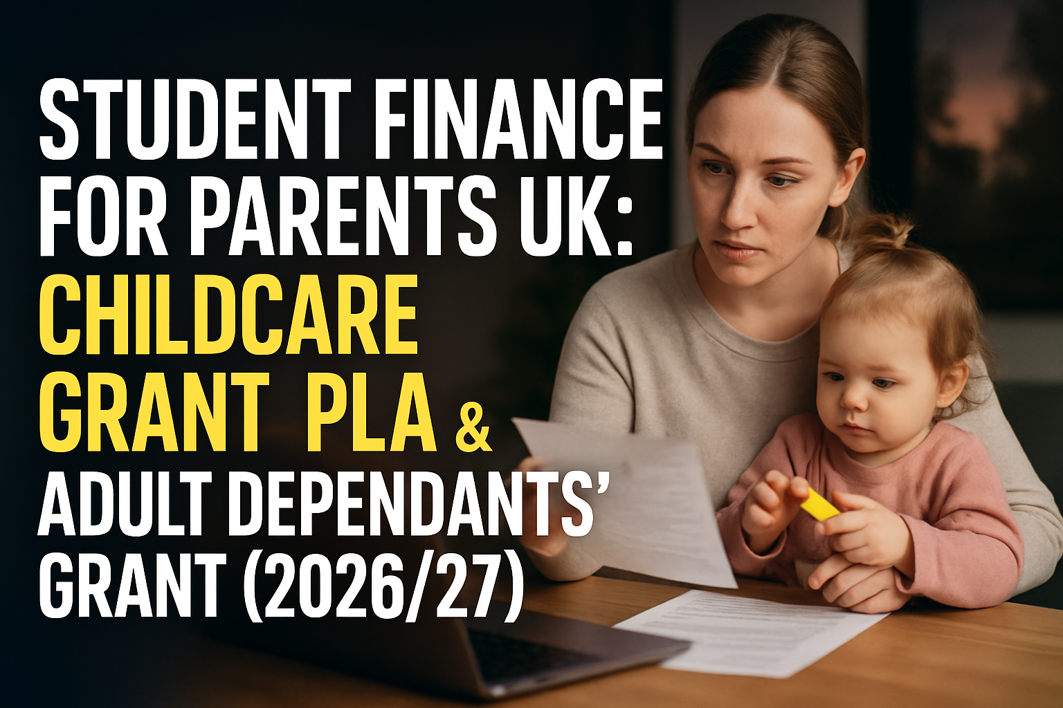 Student Finance for Parents UK: Childcare Grant, PLA & Adult Dependants' Grant (2026/27)