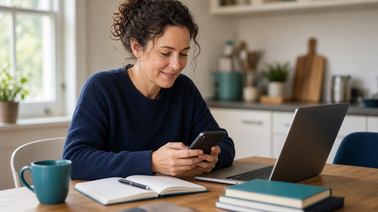 UK student checking Student Finance England first payment and instalment schedule on a phone